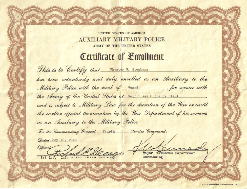 certificate MP